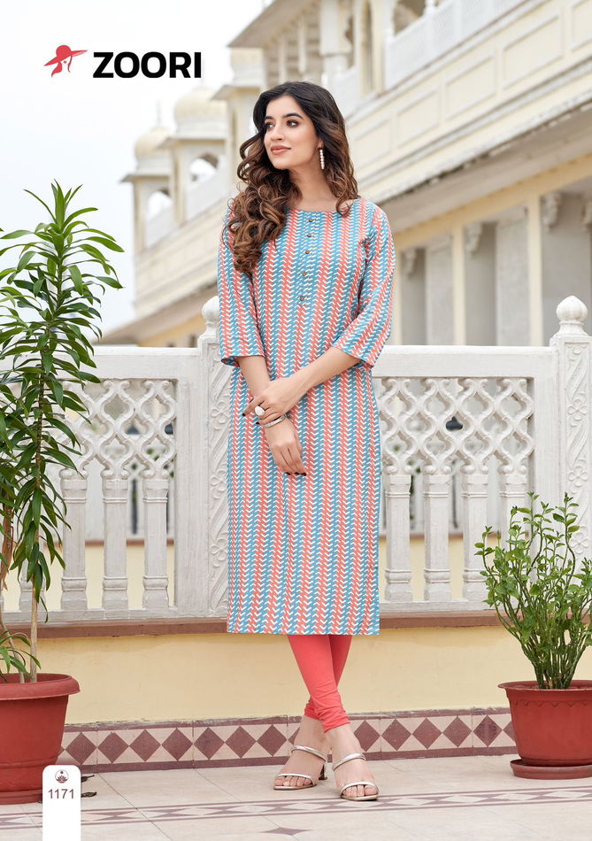 Akshara Vol 29 By Zoori Rayon Printed Kurtis Wholesale Shop In Surat